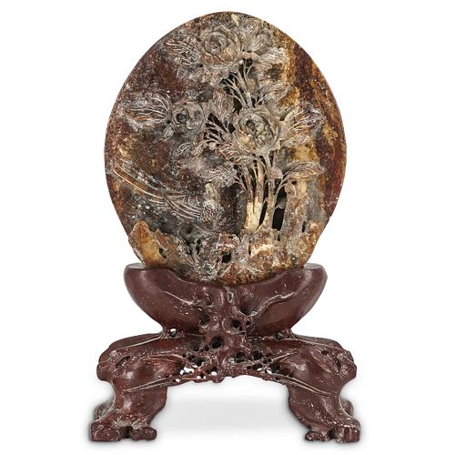 CHINESE SOAPSTONE SCULPTUREDESCRIPTION  38c9e6