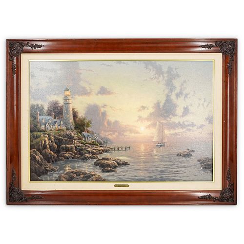 THOMAS KINKADE HAND-EMBELLISHED