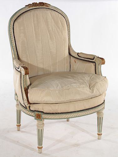 FRENCH LOUIS XVI STYLE BERGERE