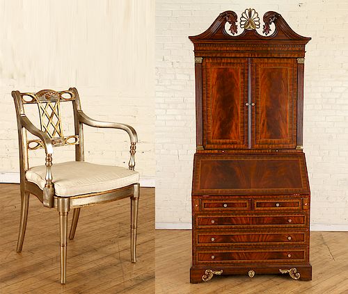 MAITLAND SMITH MAHOGANY SECRETARY 38cac5