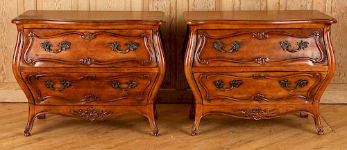 PAIR OF BOMBAY LOUIS XV STYLE COMMODES 38cace