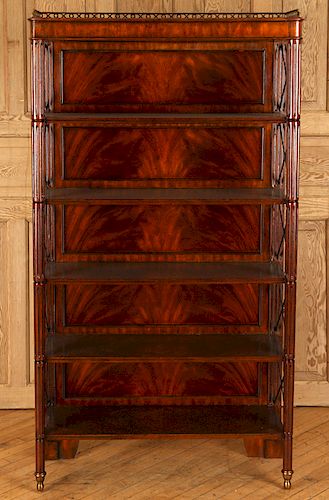 MAHOGANY AND BRONZE ETEGERE BY 38cad9