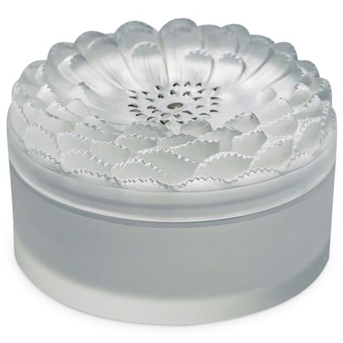 LALIQUE "DAHLIA" CRYSTAL POWDER