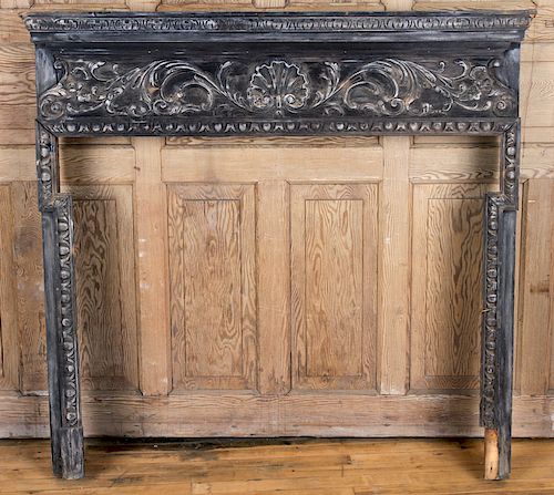 GEORGIAN STYLE FIRE PLACE MANTEL CARVED