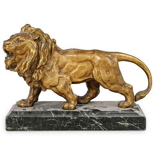 ANTIQUE EUROPEAN LION BRONZEDESCRIPTION  38cb4d