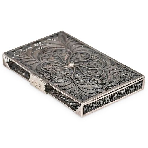 STERLING SILVER FILIGREE BUSINESS 38cb5d