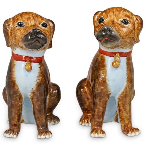 PAIR OF CHINESE PORCELAIN DOGSDESCRIPTION  38cb6a