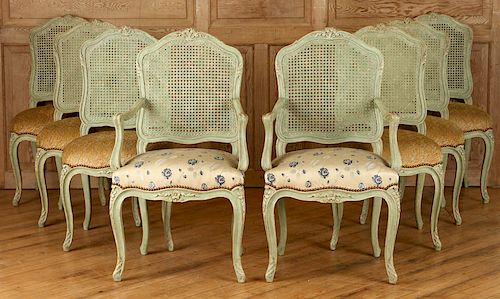 SET 8 FRENCH CARVED LOUIS XV STYLE 38cb81