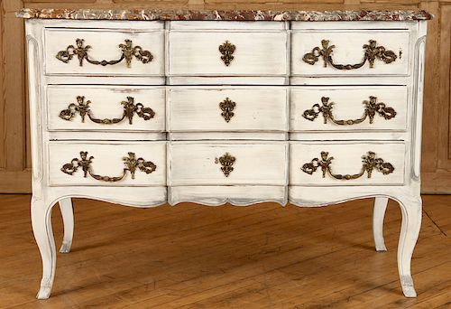 FRENCH REGENCY STYLE MARBLE TOP 38cbcf