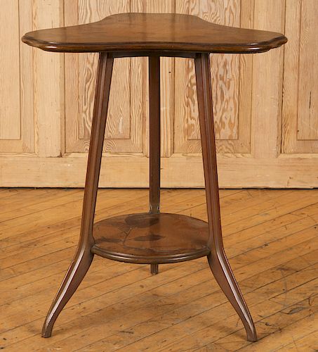 FRENCH SATINWOOD OCCASIONAL TABLE 38cbd1