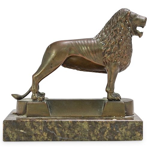 BRUNSWICK LION BRONZE SCULPTUREDESCRIPTION: