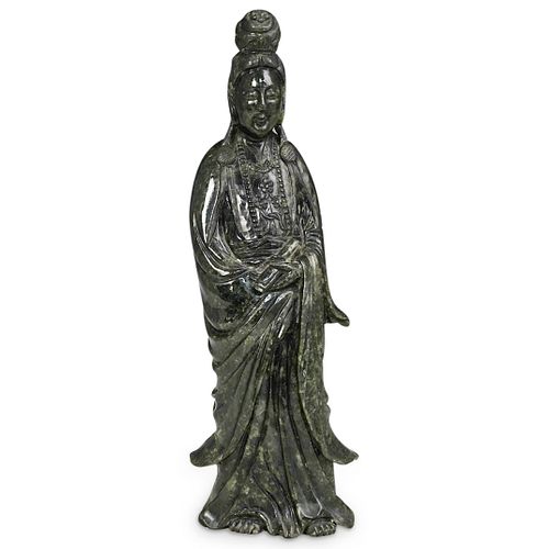 CHINESE CARVED GUAN YIN SPINACH 38cd0e
