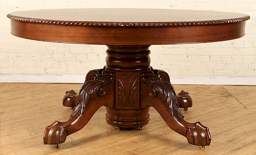 AMERICAN MAHOGANY DINING TABLE 38cd1e