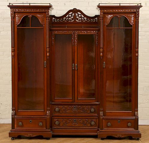 LATE 19TH C AMERICAN MAHOGANY 38cd42