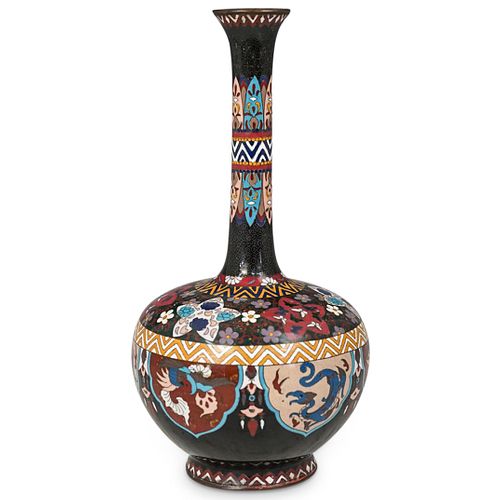 CHINESE ANTIQUE CLOISONNE VASEDESCRIPTION: