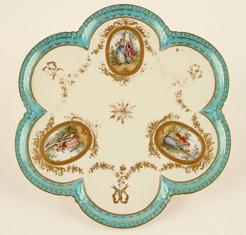 HAND PAINTED DRESDEN PORCELAIN 38ce14