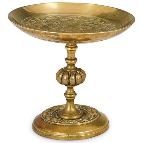 FRENCH BRASS FOOTED PEDESTAL SMALL 38ceac