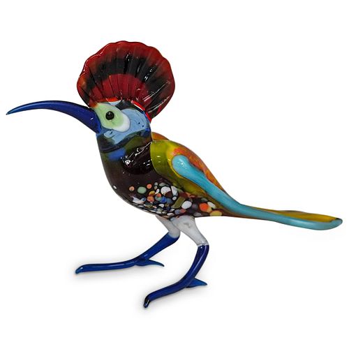 MURANO GLASS SMALL BIRD FIGURINEDESCRIPTION: