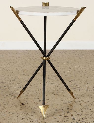 IRON BRONZE ARROW TABLE MARBLE 38cf6f