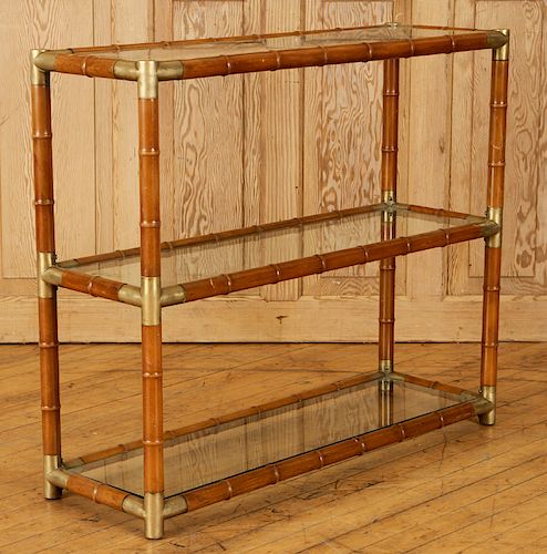 BAMBOO FORM BOOKCASE MANNER OF 38cf8d