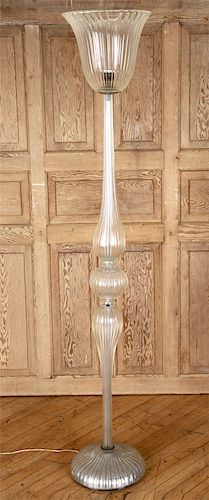 MURANO GLASS FLOOR LAMP CIRCA 1950A 38cfa6