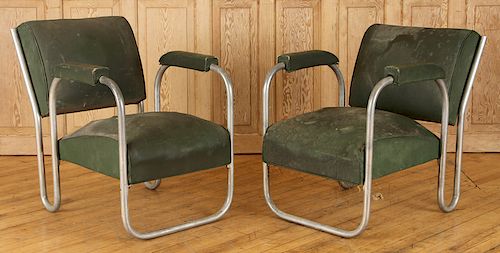 PAIR MID CENTURY MODERN INDUSTRIAL