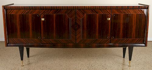 ROSEWOOD SIDEBOARD EBONIZED TAPERED 38d028