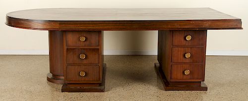 FRENCH ROSEWOOD PARTNERS DESK CIRCA