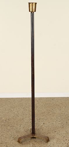 LEATHER BRONZE FLOOR LAMP MANNER