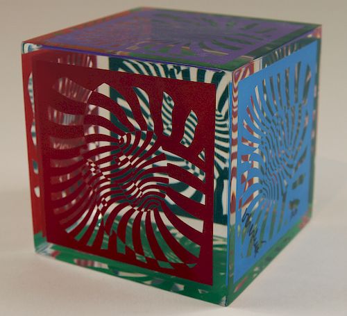 VICTOR VASARELY PLEXIGLASS ZEBRA 38d07c