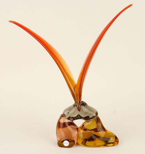 LARGE ITALIAN MURANO GLASS SCULPTURE