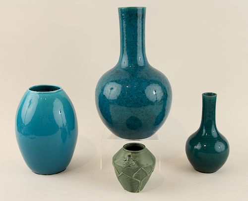 COLLECTION OF FOUR ART POTTERY 38d0a3