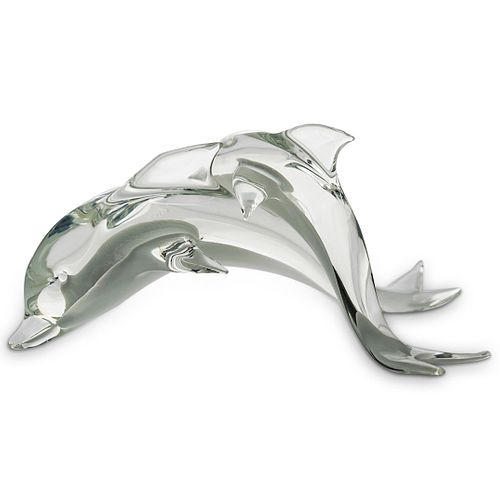 OGGETTI MURANO DOLPHINS FIGURINEDESCRIPTION: