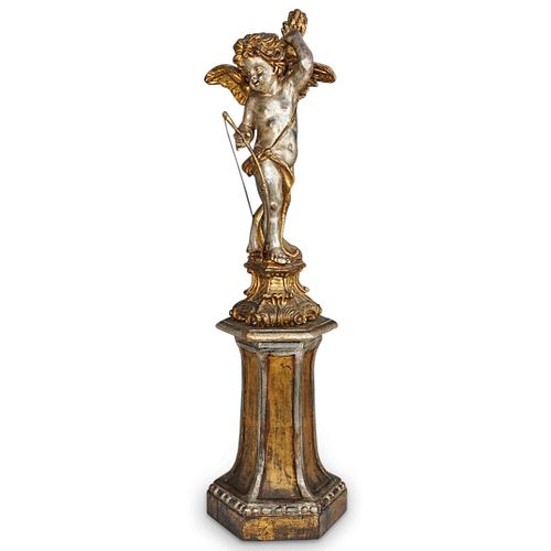 ITALIAN GILT WOOD CARVED PUTTI