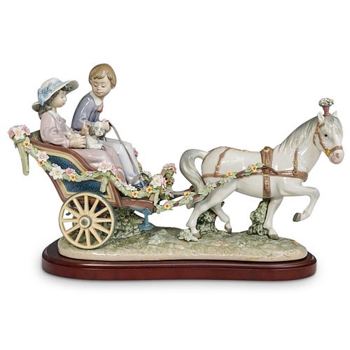 LLADRO "A RIDE IN THE PARK" PORCELAIN