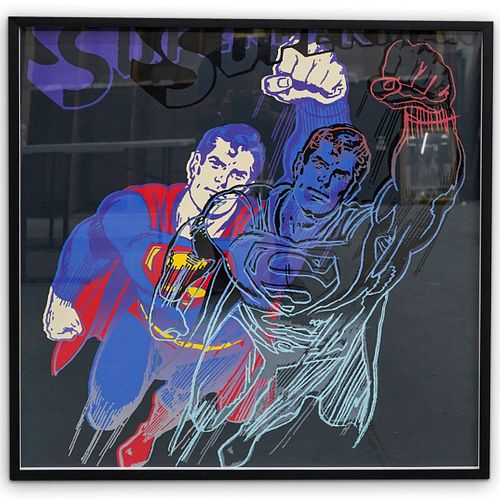 AFTER ANDY WARHOL SUPERMAN (SCREENPRINT)DESCRIPTION: