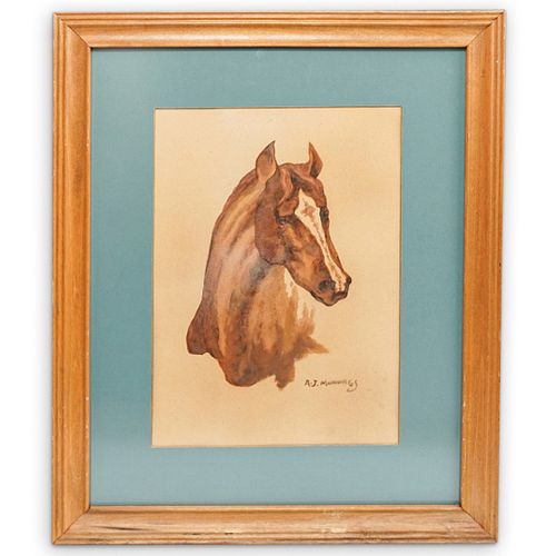 AFTER ALFRED JAMES MUNNINGS WATERCOLORDESCRIPTION  38d20e