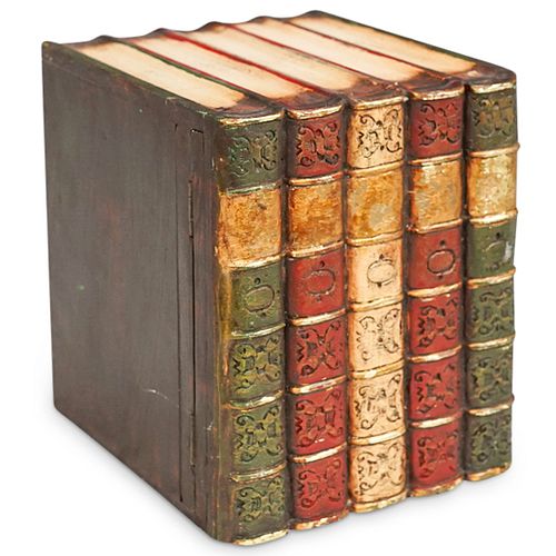 DECORATED BOOK MOTIF BOXDESCRIPTION: