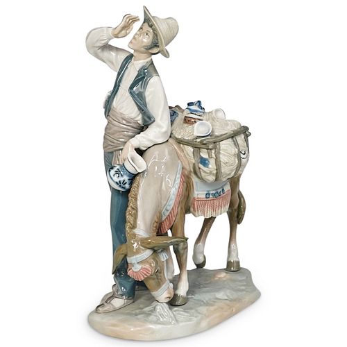 LLADRO PEDDLER FIGURAL STATUEDESCRIPTION  38d28f