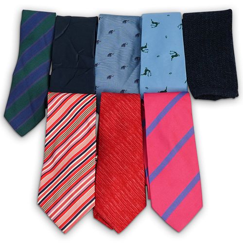  8 PCS ASSORTED VINTAGE SILK NECKTIE 38fa09