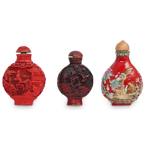  3 PCS THREE CHINESE SNUFF BOTTLE 38fa2b