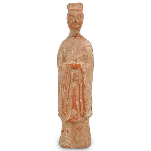 CHINESE TANG TERRACOTTA COURT ATTENDANT 38fa34