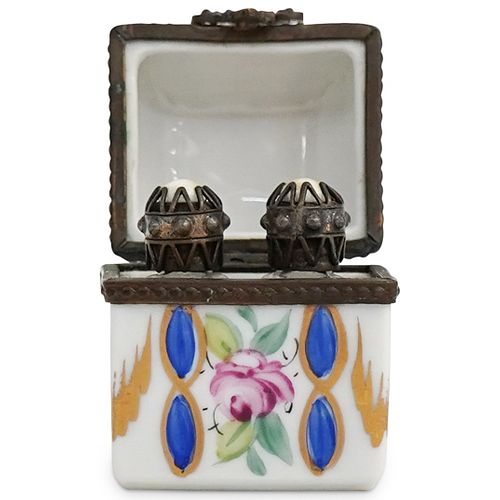 LIMOGES STYLE TRINKET BOXDESCRIPTION  38fa4b