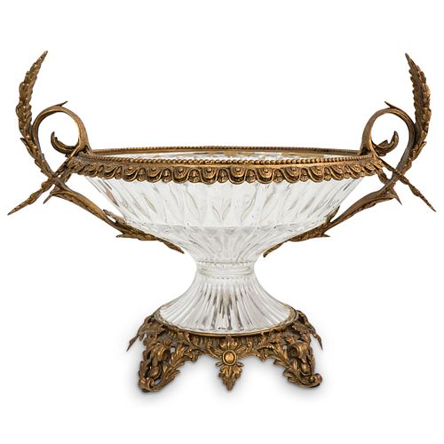 DORE BRONZE CRYSTAL CENTERPIECE 38fa5c