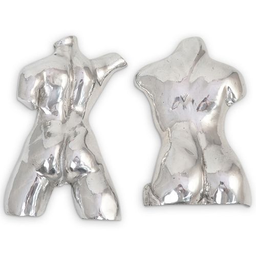 (2 PC) MALE ALUMINUM TORSO WALL