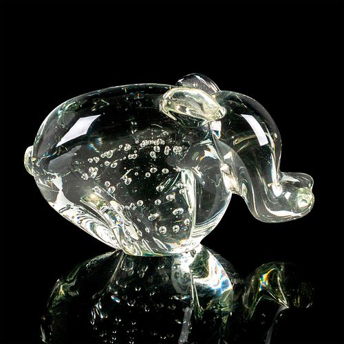 VINTAGE BULLICANTE ART GLASS HIPPO 38fb61