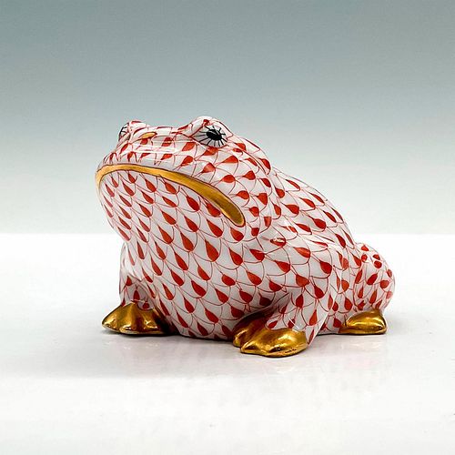 HEREND PORCELAIN RED FIGURINE,