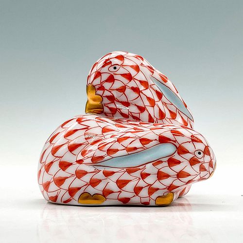 HEREND PORCELAIN RED FIGURINE,