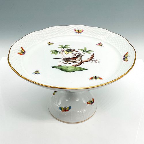 HEREND PORCELAIN CAKE STAND, ROTHSCHILD
