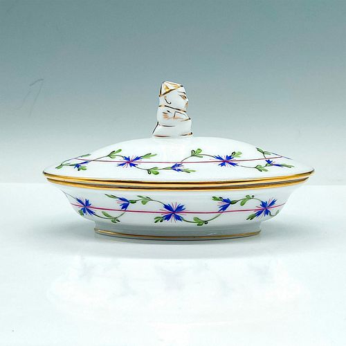 HEREND PORCELAIN COVERED DISH  38fbdb